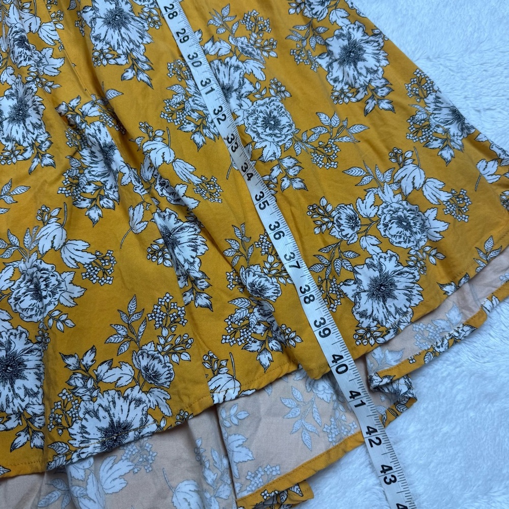 Torrid Yellow Floral Sleeveless Dress - Picture 8 of 8